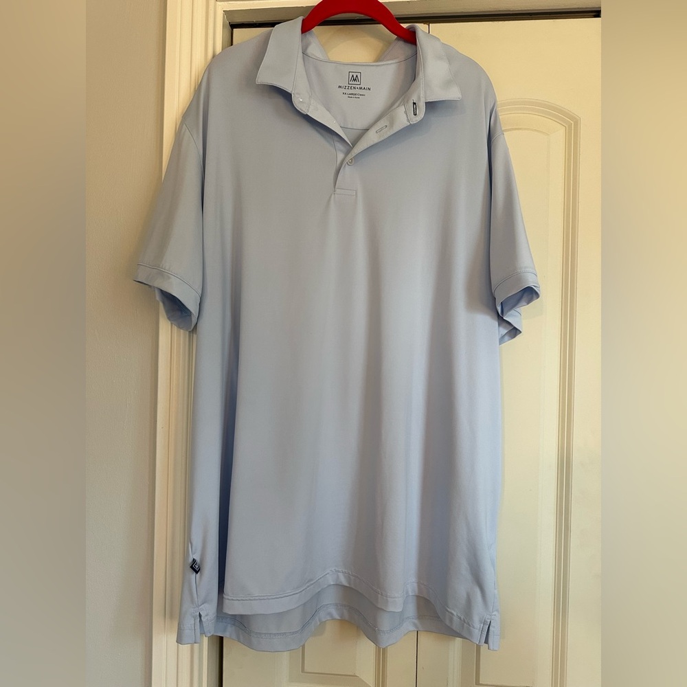 Mizzen+Main light blue classic polo